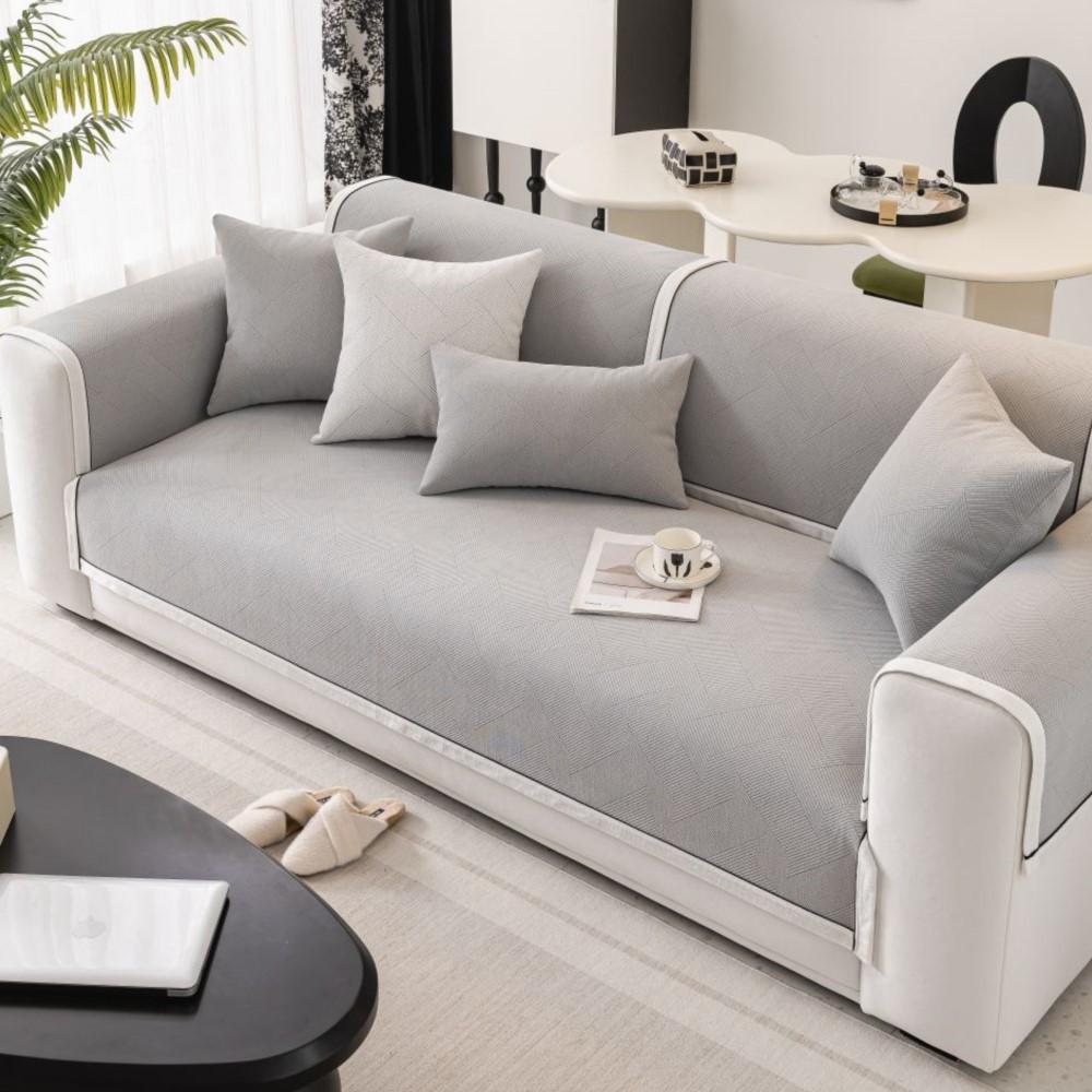 Чехол для дивана из нескользящей ткани для гостиной, летний чехол для дивана из шенилла, универсальный чехол для диванной подушки, чехол Funda