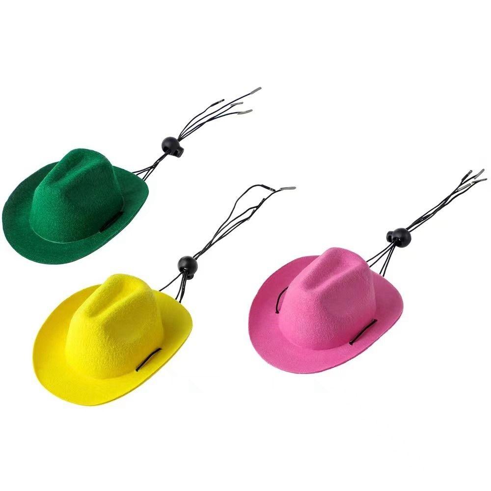 Аксессуары для ухода за домашними животными Косплей для вечеринок Кепки для собак Шляпа для питомца Ковбойская шляпа Головной убор