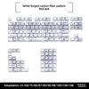 Xiaomi Black Carbon Fiber Texture Keycaps Transparent RGB Side Printed Cherry profile PC keycap set for MX Cherry Mechanical Keyboard