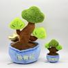 Новый стиль плюшевых горшечных растений «Зеленая сосна и кокос», модные и милые забавные украшения