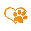 Love Heart Dog Paw Footprint Highly Reflective Sticker for Car Window Bumper Night Driving Warning Sign Reflector Animal Decal