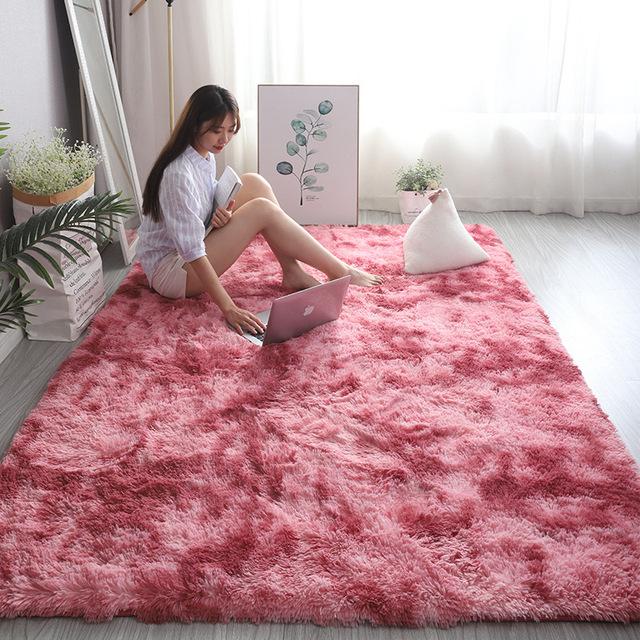 Большой ковер в скандинавском стиле для гостиной, мягкие и пушистые коврики для спальни, ковры для детской комнаты, гостиной, нескользящий коврик для дома, ванной комнаты