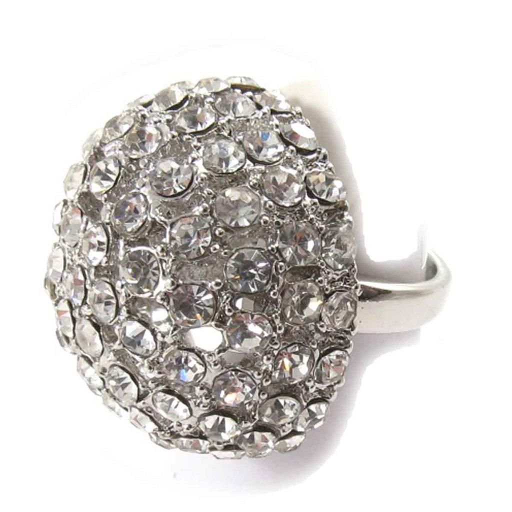 Дизайнерское кольцо 'Sissi' белое