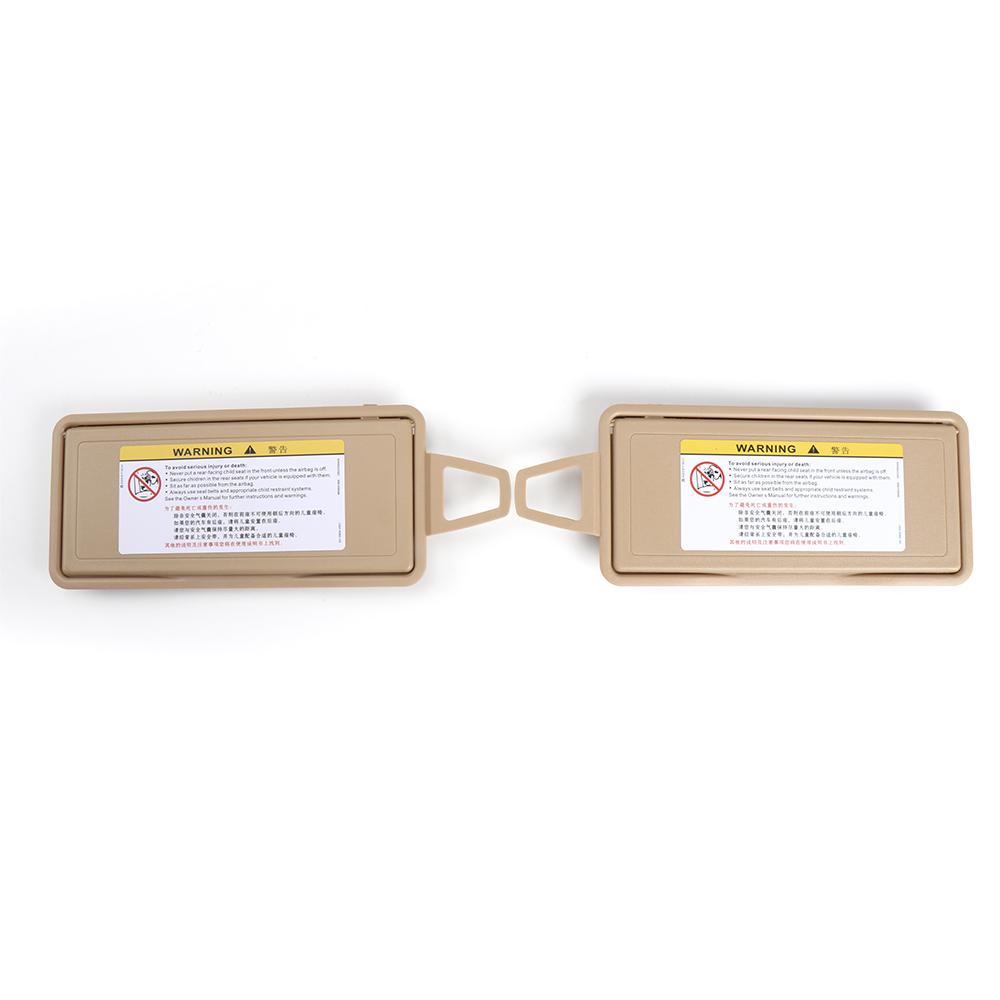 Левый/правый черный, серый, бежевый козырек от солнца, козырек для макияжа, косметическое зеркало, чехол для Mercedes Benz W220 S Class