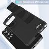 Silicone Elastic Wristband Grip Phone Case For Samsung Galaxy S26 S25 Edge S24 S23 Ultra Plus Matte Hard PC Shockproof Cover