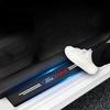 cvufy2 4PCS Leather Car Styling Door Sill Protector Sticker Accessories For Ford ST Fiesta Edition Mondeo Fusion Ecosport Focus Mk2 3 4