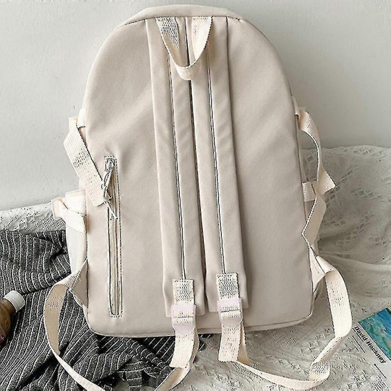 Backpacks Cartoon Teenage Student Transparent Backpack High School Student School Bag Black