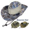 Breathable Wide Brim Hat Outdoor Upf 50+ Sun Protection Mesh Safari Cap For Travel Fishing
