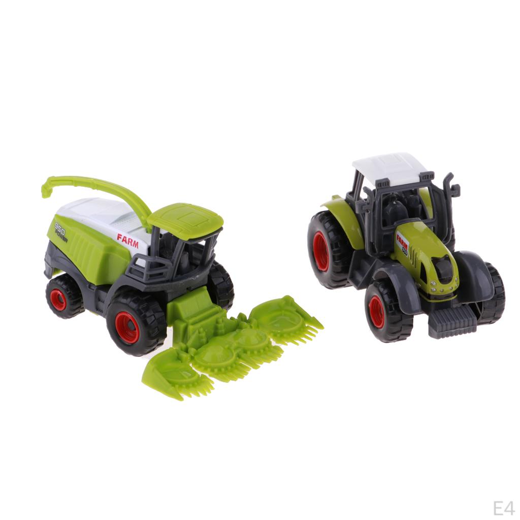 1 Set 1/24 Truck Transport Farm Vehicle Model Toy