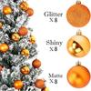 24pcs/Box Christmas Balls Christmas Tree Ornaments Christmas Decoration for Home Party Christmas Hanging Pendant