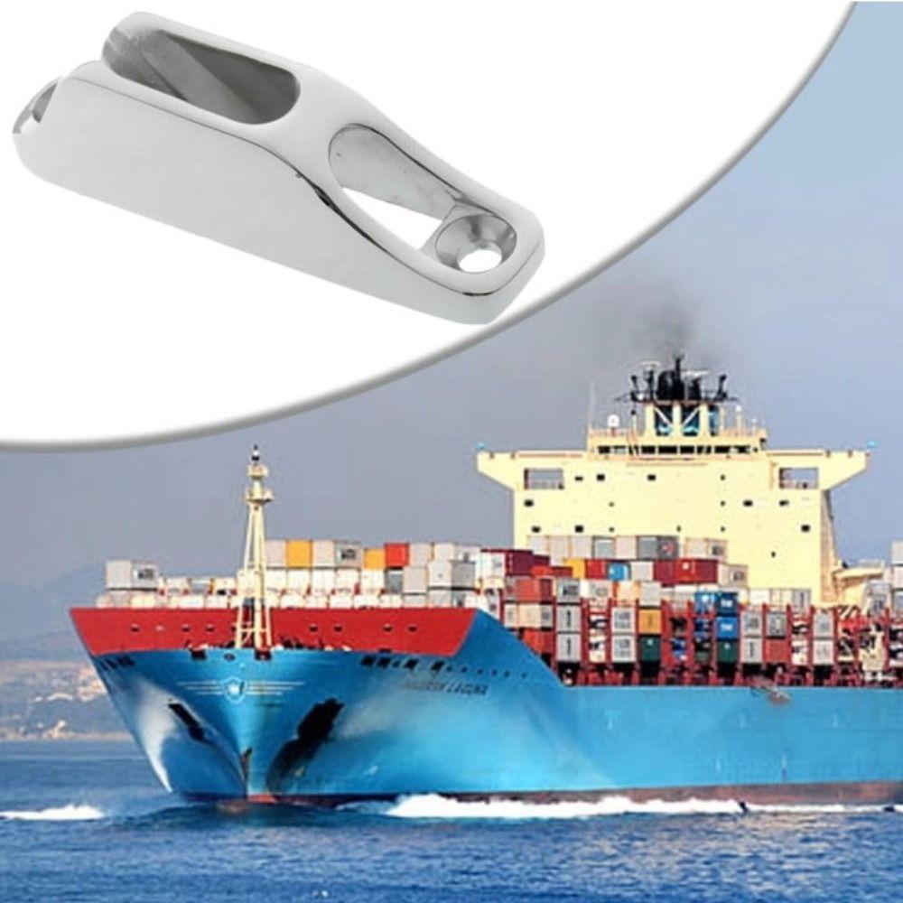Heavy Duty Rope Cam Cleat Mirror Polish Marine Stainless Steel Cleat Yacht Accessories  Sailing