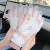 Ski Gloves Medium and Large Children Women Bear Ski Gloves Winter Velvet Thickened Warm Touch Screen Windproof Cycling