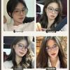 Jinghe Korean-Style Round Frame Women's Myopia Glasses, Tea Color, Suitable for Fair Skin, Can Accommodate Astigmatism.