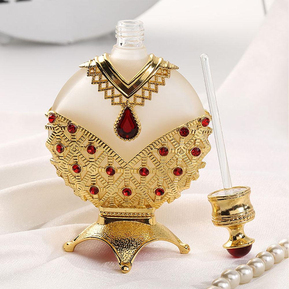 Стиль Золотая упаковка Флакон духов Пустые многоразовые флаконы Флакон для эссенции Розлив косметики