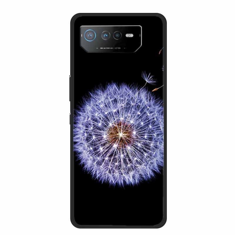 Чехол для телефона Asus ROG Phone 6D Ultimate Задняя крышка Черный ТПУ Силикон Мягкий Чехол Для Asus ROG Phone 6 Pro Чехол Phone6 Pro