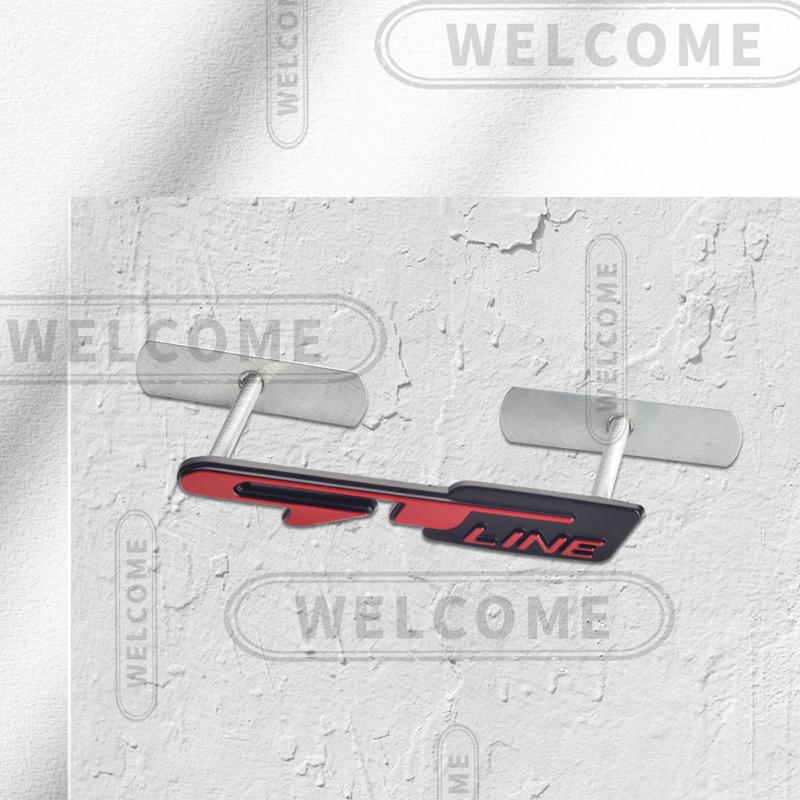 3D Metal GT Line Logo Car Letter Emblem Grille Badge Sticker Trunk Decals For Kia Sportage Sorento K3 K5 K9 Styling Accessories rdxbt90