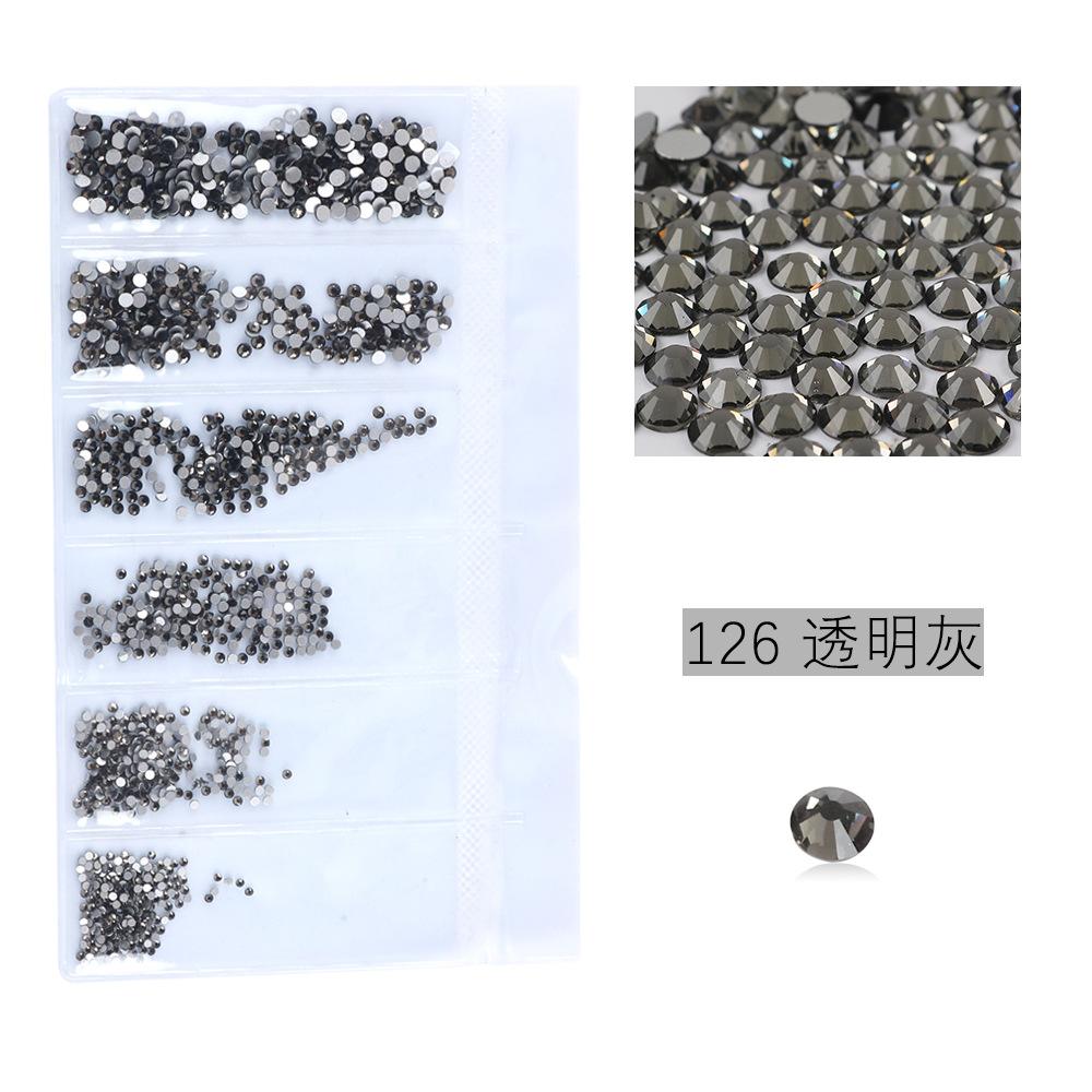 Flat Bottom Rhinestone Nail Drill Diy Nail Mobile Phone Case Sticker Drill, Jewelry Accessories, Bag Size Mixed Nail Drill