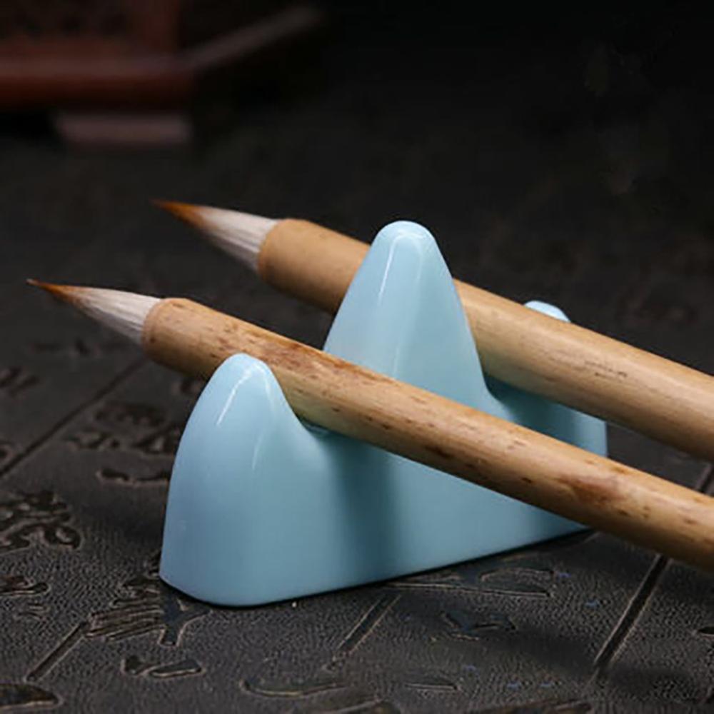 Hill Shape Ink Painting Accessories Writing Brush Holder School Office Supplies Pen Rest Stand