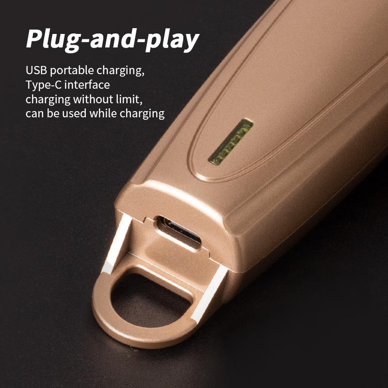 Профессиональная USB-перезаряжаемая электрическая машинка для стрижки волос Carving