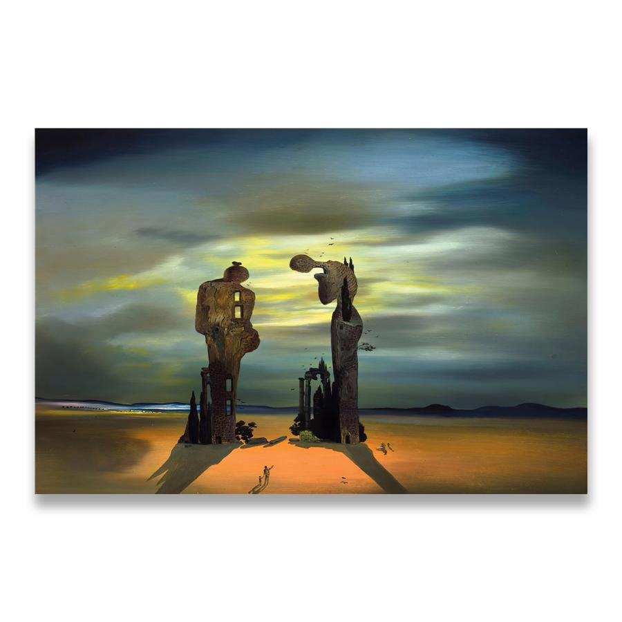 The Waves Book Sailboat Picture Canvas Painting Diary of Discovery By Vladimir Kush Salvador Dali Canvas Art Print Poster