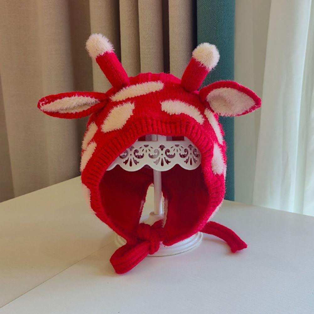 Warm Cartoon Baby Hat Cotton Girl's Ear Protection Cap Cute Baby Cap Winter