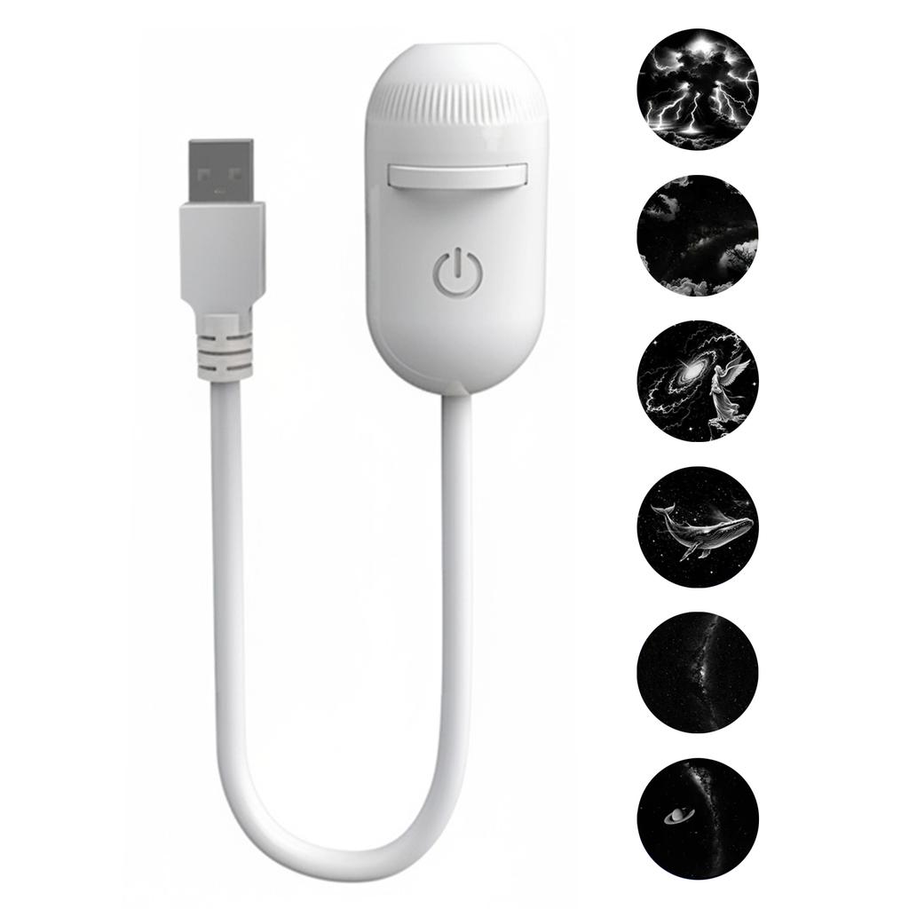 Мини-проектор звездного неба, ночник, лампа звездного неба, USB-проектор атмосферы для автомобиля, для спальни, для сна и декора