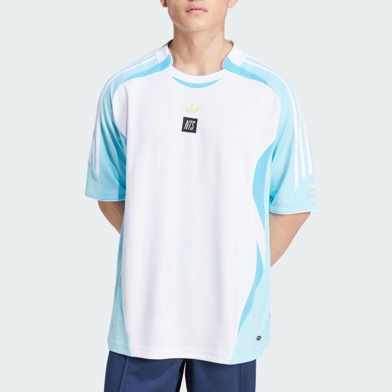 Adidas X NTS Radio Jersey Bliss Blue Unisex Streetwear JI5132
