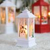 1-4PCS Christmas Santa Lantern Wind Lights Elk Snowman Decorations Night Lights Desktop Merry Christmas Decoration for Home
