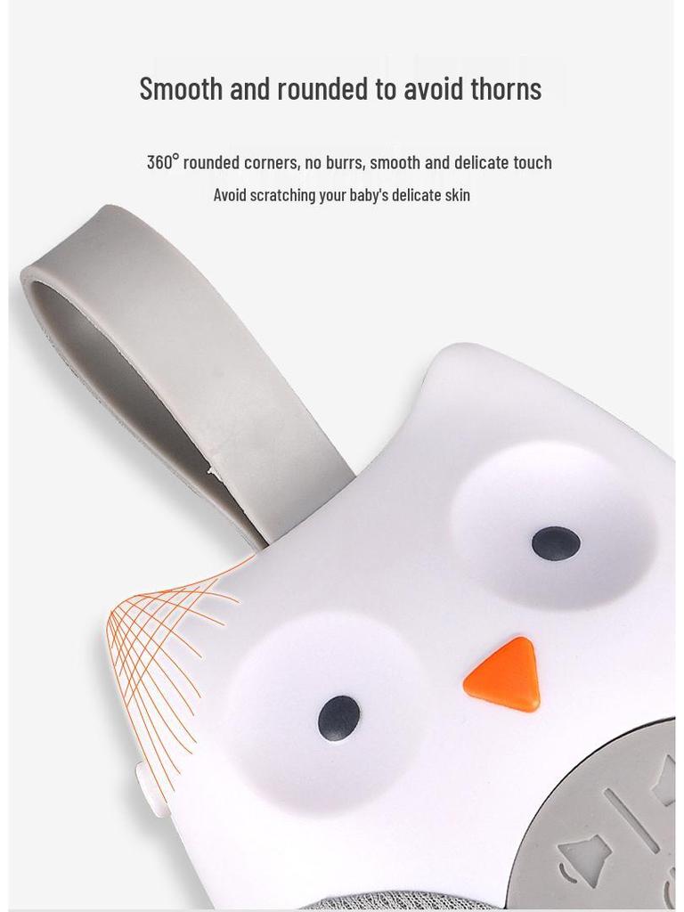 Детская успокаивающая игрушка-музыкальный плеер в виде совы для кроватки, 0-3 года