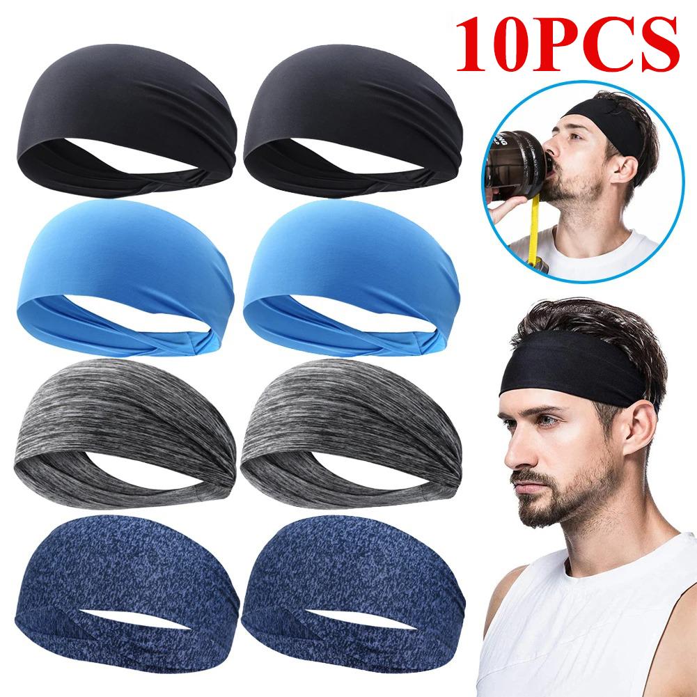 Ultra-Thin Unisex Fitness Elastic Headband Turban Sweat Absorption Breathable Quick Drying Sports Running Hair Band Accessories