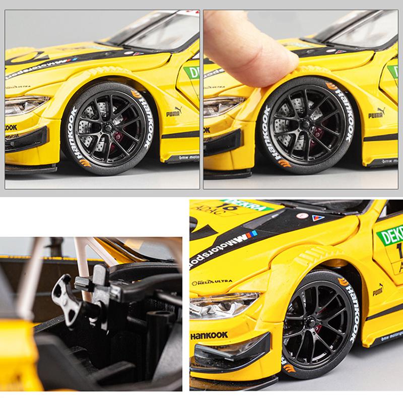1/24 масштабная модель автомобиля для BMW IM M4 GT3 гоночный автомобиль спортивный гоночный автомобиль модель игрушки пресс-литье из металлического сплава миниатюрная копия