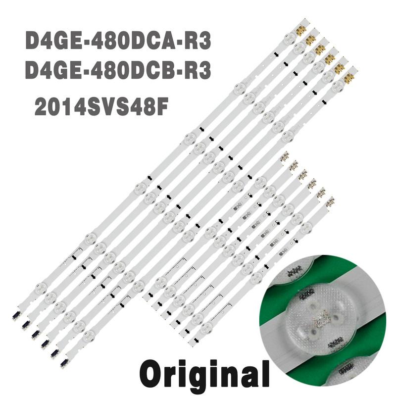12 шт./комплект светодиодная подсветка для телевизора Samsung LED UE48H6400 UE48H6200AK BN96-30453A BN96-30454A D4GE-480DCA-R3 D4GE-480DCB-R3