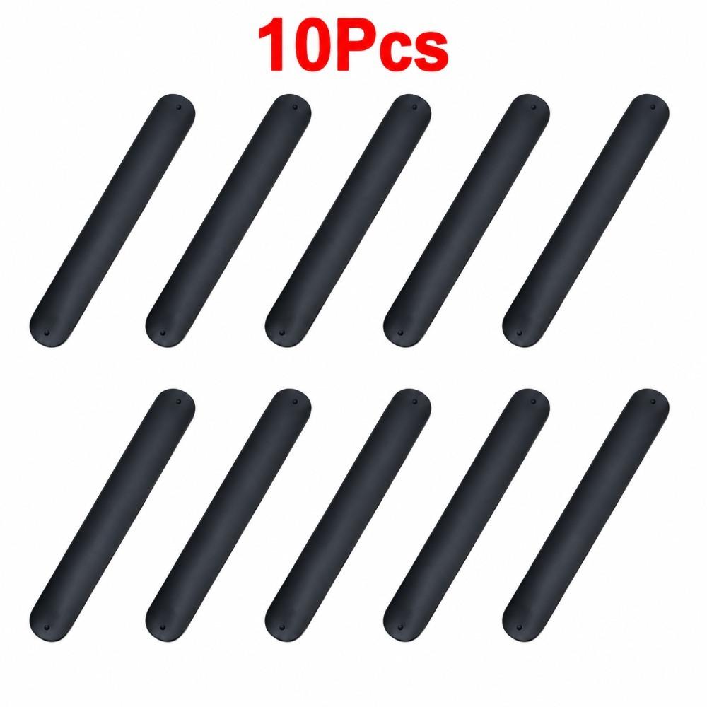 10Pcs Silicone Slap Bracelets Self-Rolling Soft Wristbands  for Gift Wrapping, Poster Organizer