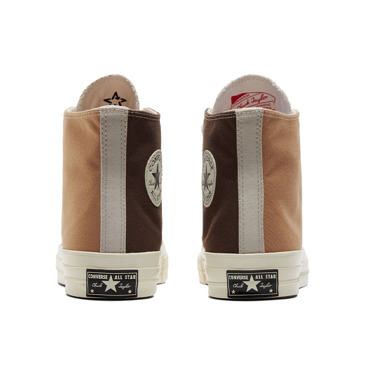 Converse Кроссовки унисекс Chuck Taylor All Star Tri-Panel High Color Block - конопляно-бразильский орех Tan Egret A01645C