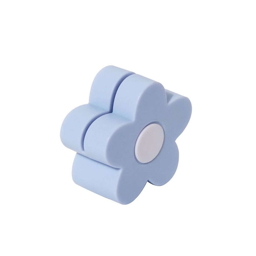 5PCS Mini Desktop Memo Holder 3D Flower Shape Instant Photo Holder Business Card Holder Home Office