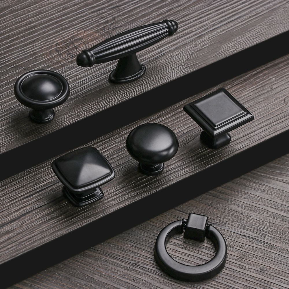 Dresser Cabinet Black Series Variety Style Door Handle Wardrobe Pulls Cabinet Pulls Drawer Knob