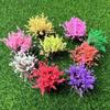 Miniature Seven-Colored Flower Grass Clusters for DIY Model Scenery