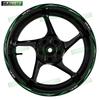 For Z800 Z 800 reflective motorcycle accessories stickers 17 inch front and rear rim decals off-road fairing decoration
