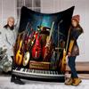 Guitar Print Blanket Soft Comfortable All Seasons Suitable Sofa Office Nap Travel Birthday Gift Christmas Present