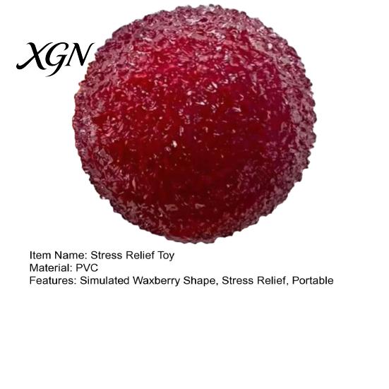 Calming Squeeze Ball Fake Waxberry Toy Stress Relief Crispy Simulated Sensory Fidget Decompression Focus