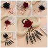 Tassel Baroque Rose Necklace Jewelry Accessories Finger-cot Bracelet Pearls Chain Choker  Women