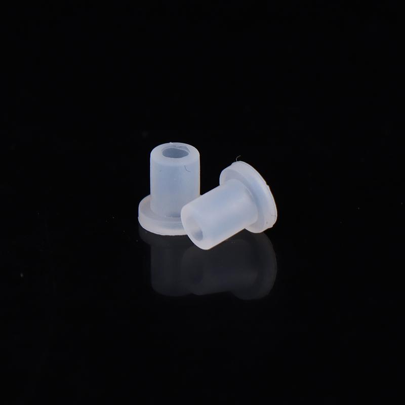 50Pcs Ciss Hollow Plug Transparent Ink Rubber Plug Empty Connector For Cartridge
