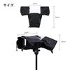 JJC SLR Rain Camera Rain Cover for Lenses Double Waterproof Zipper Design with Clear Compatible with Sony Nikon Z6 Canon EOS and Rainproof and
