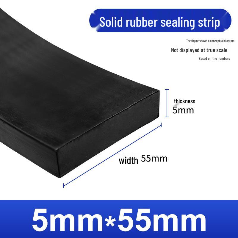 Nitrile Rubber Strip: Oil & Pressure-Resistant Shock Absorbing Glass Pad for Sealing & Joint Support