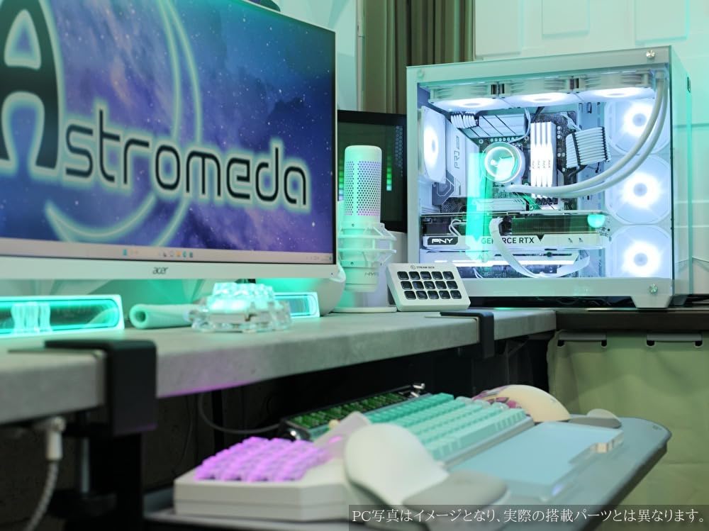 ASTROMEDA GAMER WH игровой ПК белый Ryzen7 память 16 ГБ настольный ПК 5700X/GeForce-RTX4060 (черный)/RGB (2 памяти)/SSD1TB (M.2 NVMe)/Windows11