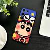 Cartoon C-Crayon Shin-chan Phone Case For Samsung S26,S25,S24,S23,S22,S21,S20,Plus,Fe,Lite,Others Black Cover