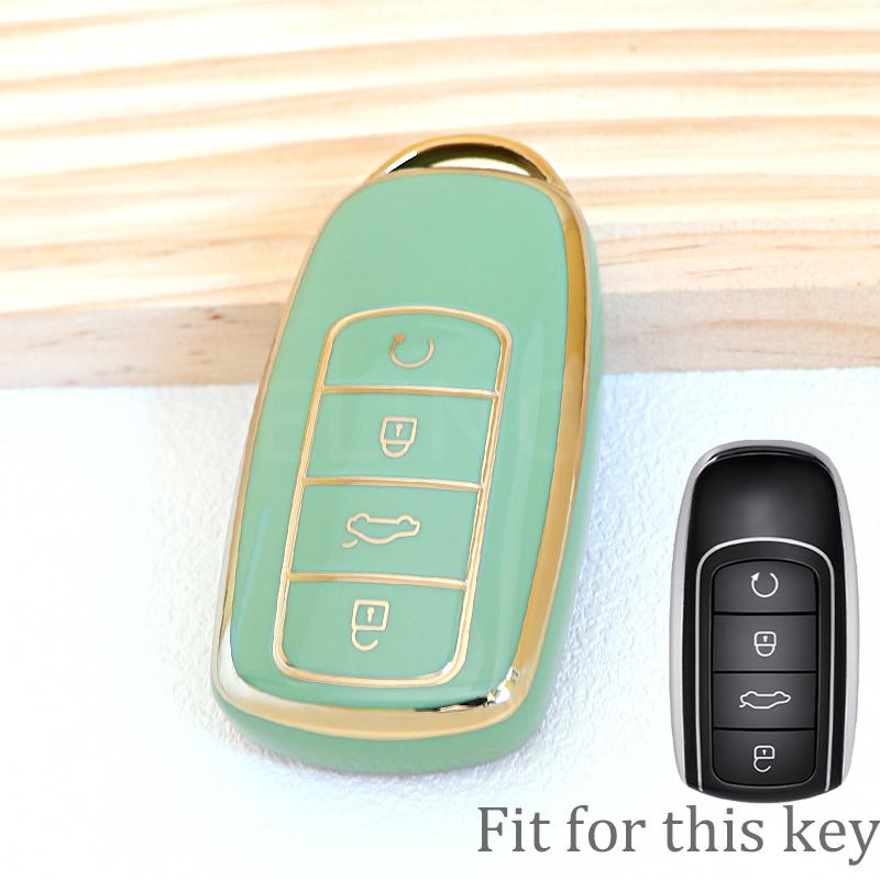 4 кнопки для Chery Omoda 5 C5 Tigo 7 8 Pro Max Tigo 7 8 Plus Arrizo 5 Plus Брелок Держатель для автомобильных ключей Аксессуары Чехол для ключей