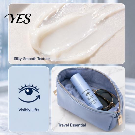 Anti-aging Eye Cream Balm Stick, Firming Anti Aging for Dark Circles, Puffiness And Anti-wrinkle Treatment Fine Lines, Collagen Brightening