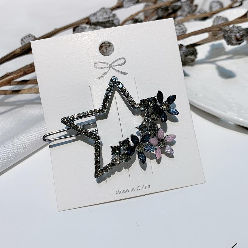 Delicate Vintage Hair Clip Back Head Ponytail Frog Clip Simple Fringe Side Clip Clip Girls Hair Accessories