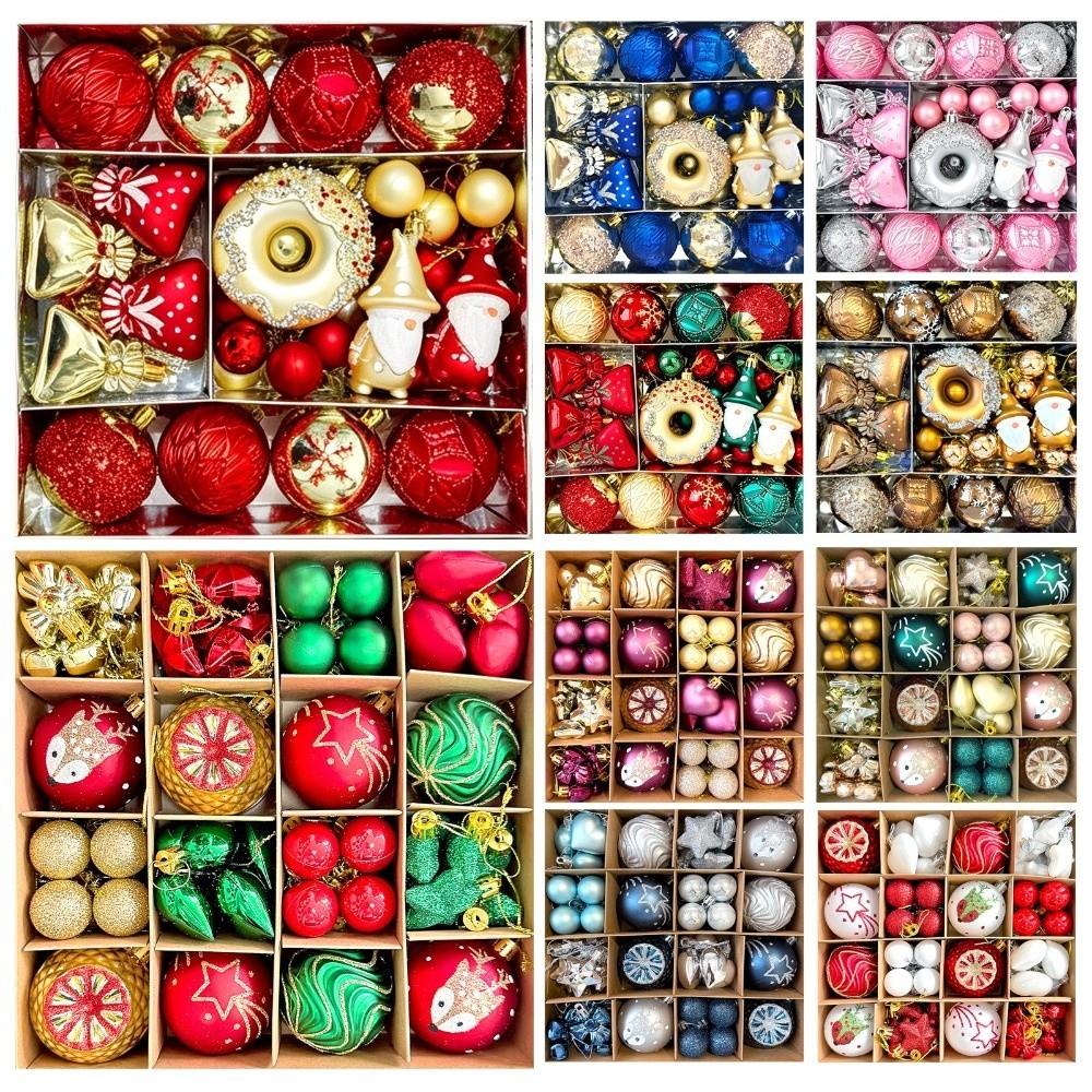 22Pcs/Set 6CM Christmas Tree Balls Creative Xmas Ornament Ball Showcase